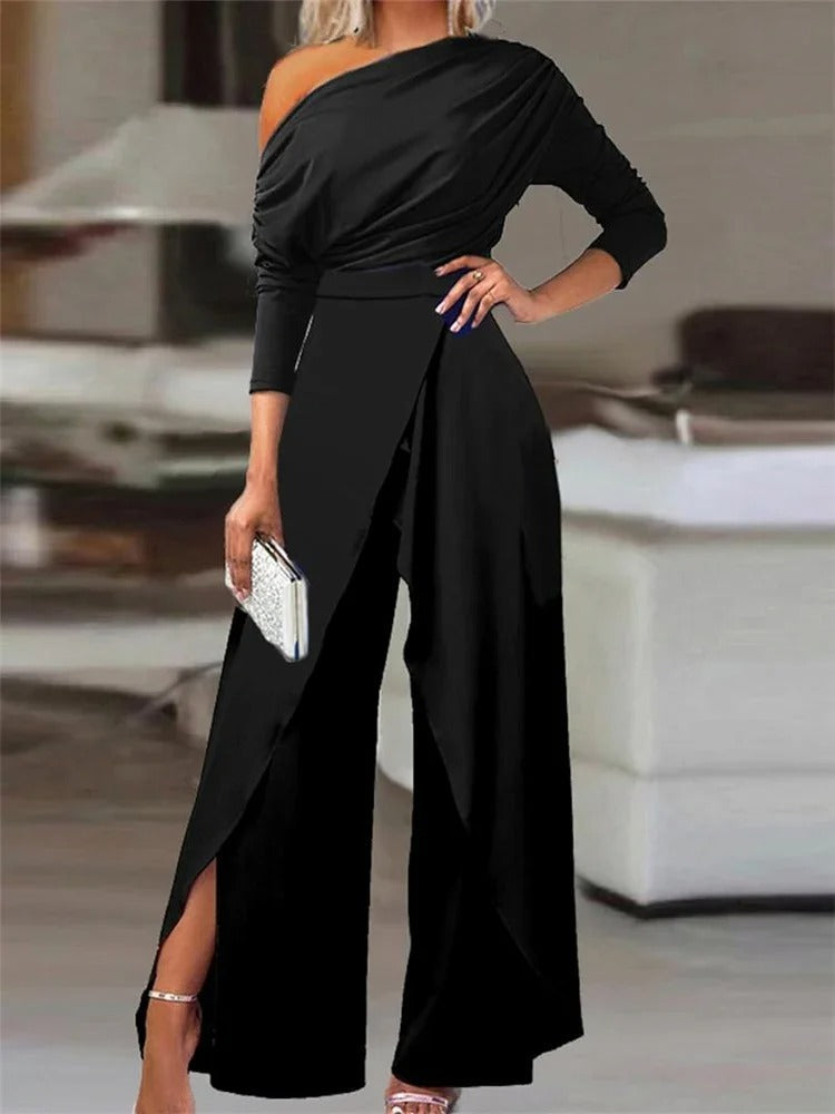 Giulietta Tijdloze Jumpsuit met Off-shoulder