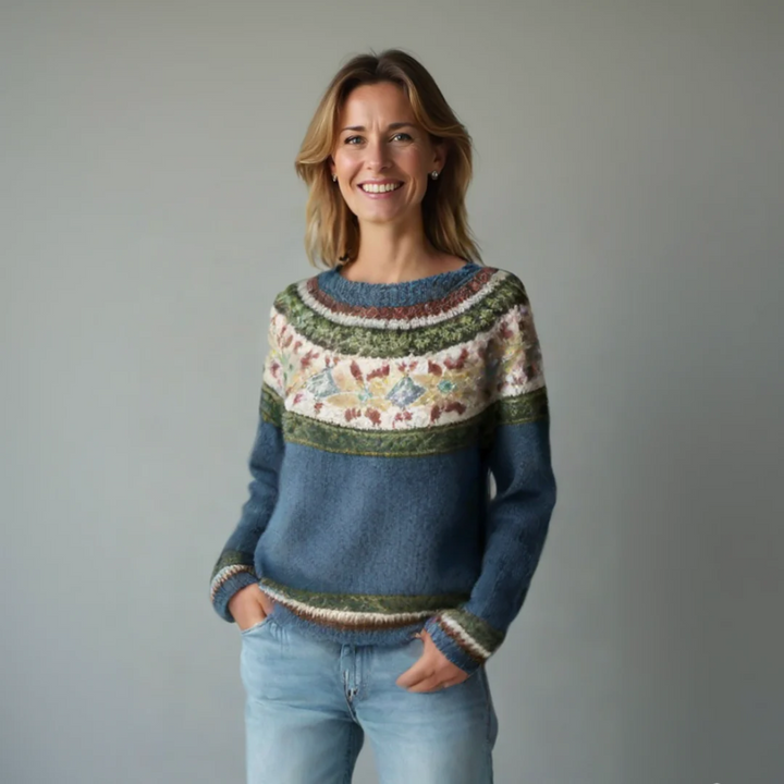 Elora Verfijnde Trui met Wikkeldetail