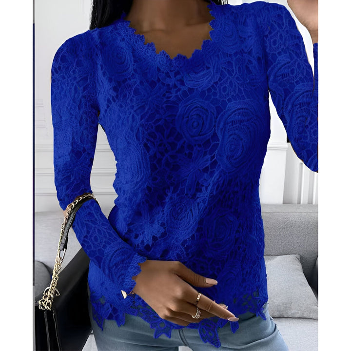 Clarisse Tijdloze Blouse met Ronde hals