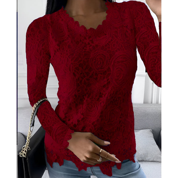 Clarisse Tijdloze Blouse met Ronde hals