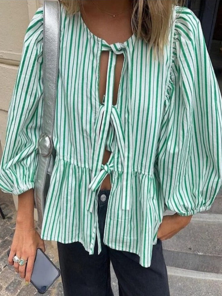 Gisou Elegante Top met Streepdessin