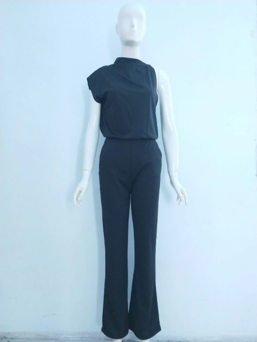 Alix Wijde Jumpsuit met One-shoulder