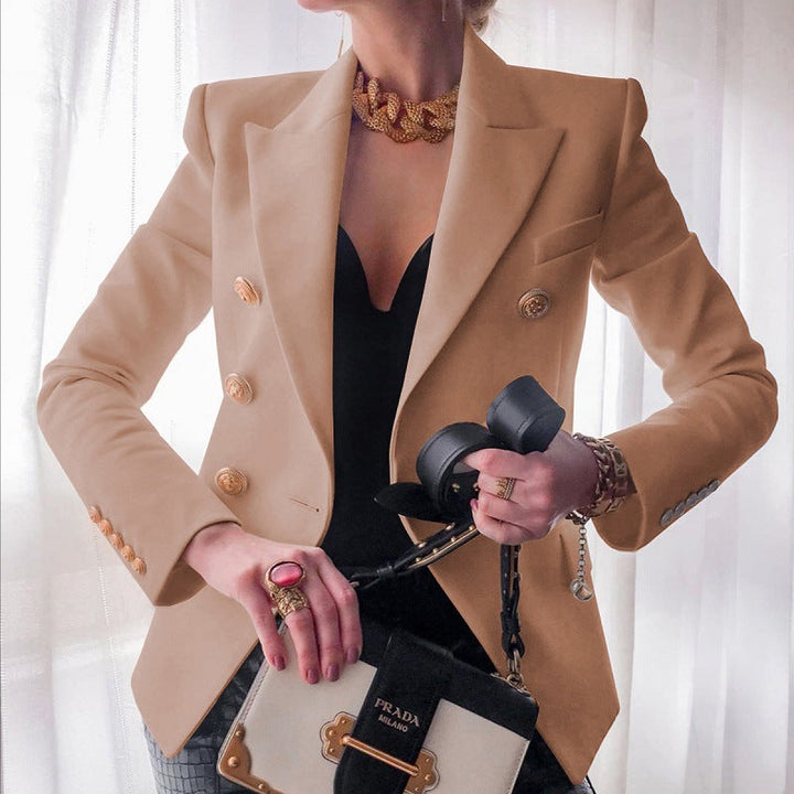 Monroe Getailleerde Jas met Knoopdetails