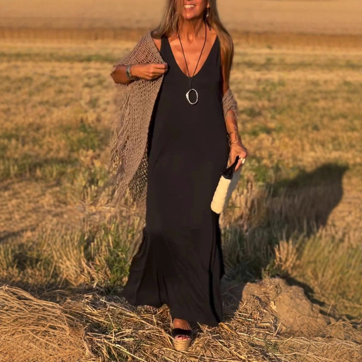 Elodie Elegante Jurk met V-hals