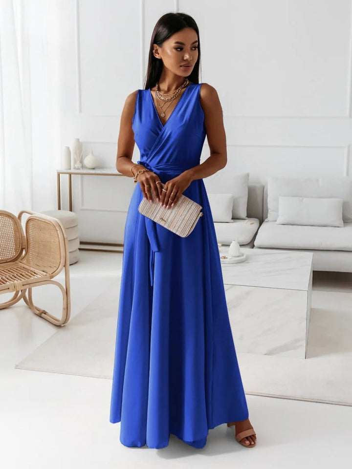 Hailey Stijlvolle Maxi Jurk met Wikkeldetail