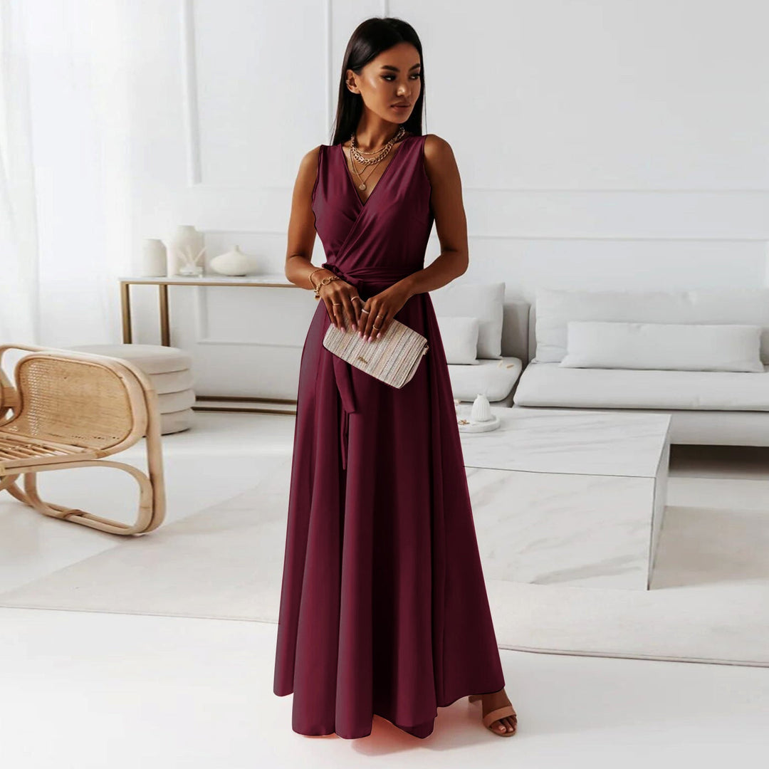 Hailey Stijlvolle Maxi Jurk met Wikkeldetail