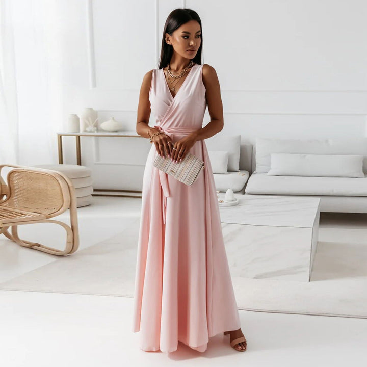 Hailey Stijlvolle Maxi Jurk met Wikkeldetail
