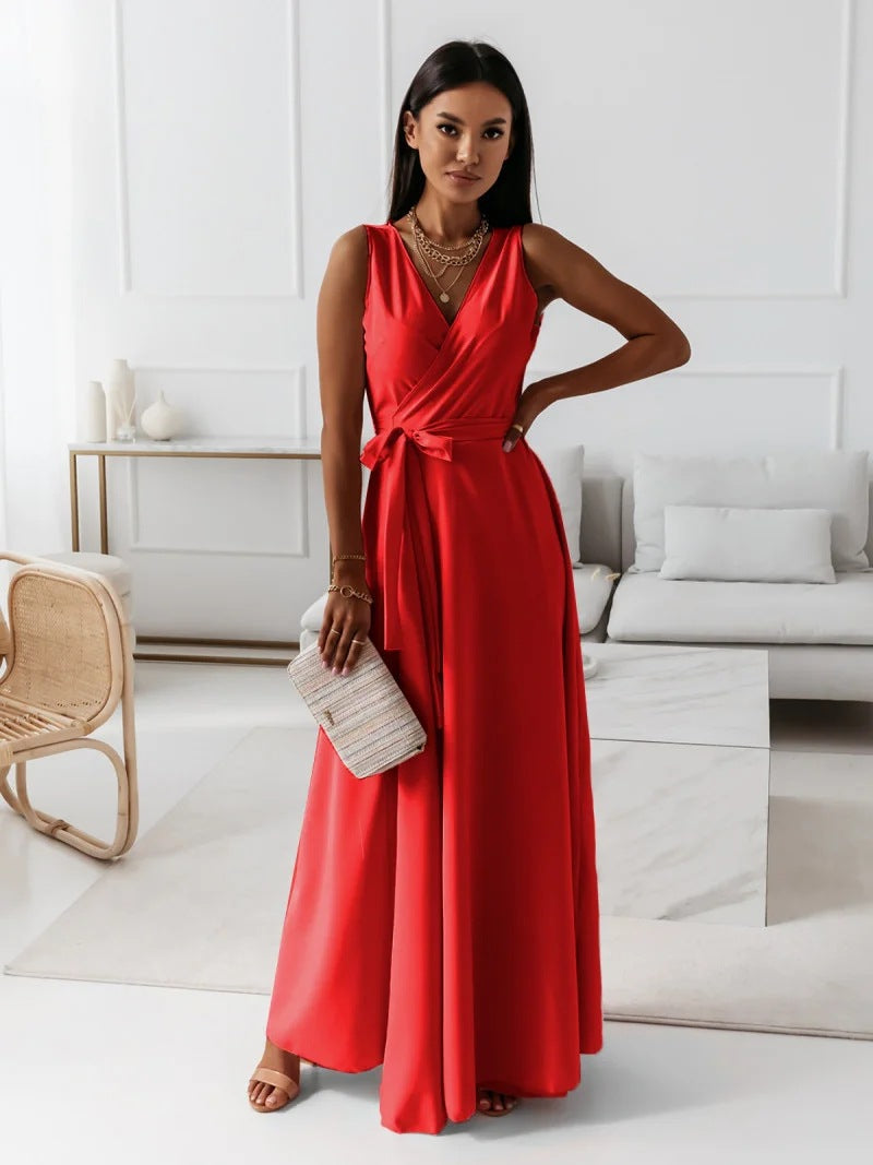 Hailey Stijlvolle Maxi Jurk met Wikkeldetail