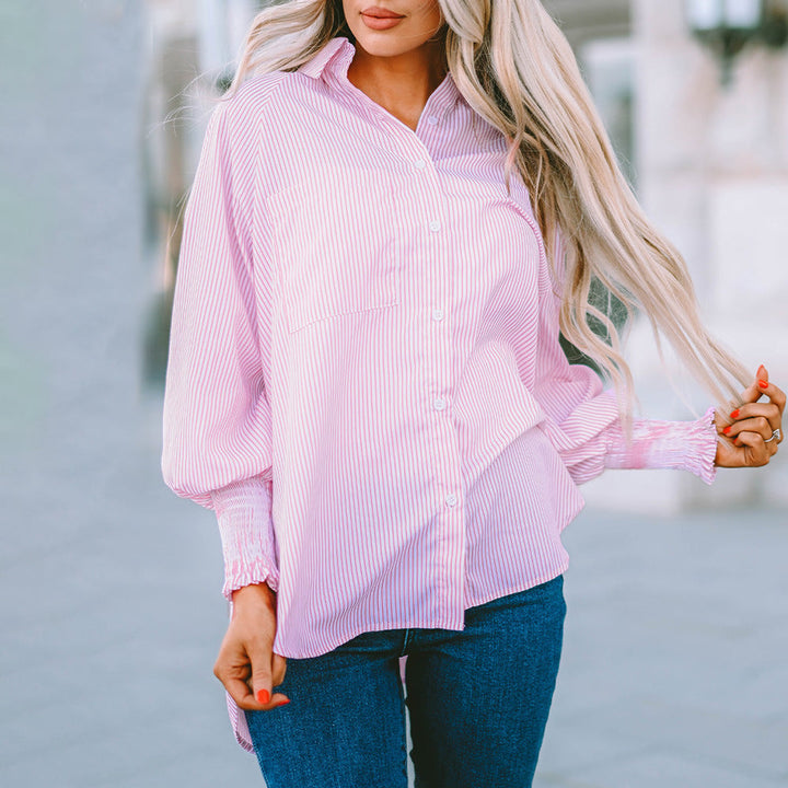 Skye Relaxte Blouse met Streepdessin