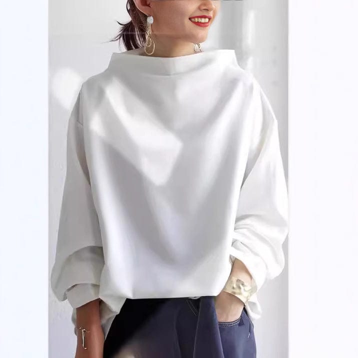 Renli Stijlvolle Top met Hoge hals