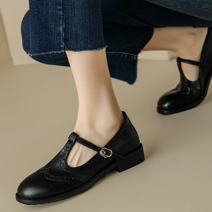 Vivian Comfortabele Schoenen met Blokhak