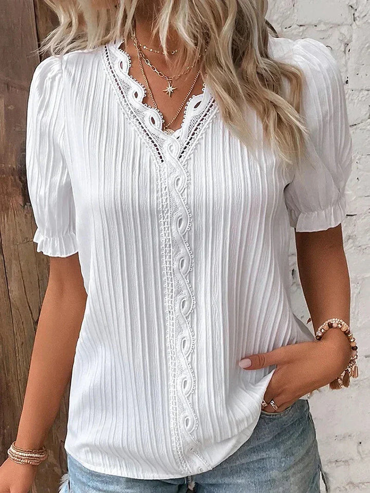 Bea Stijlvolle Blouse met Kant