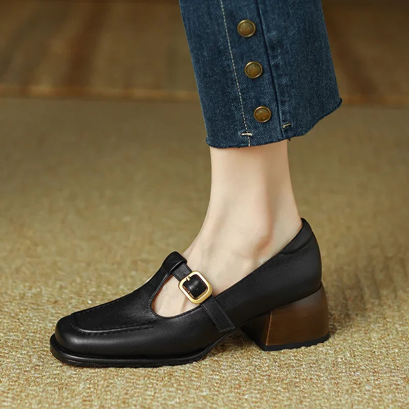 Wren Stijlvolle Schoenen met Blokhak van 5 cm