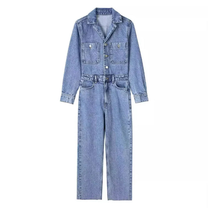 Fayenne Tijdloze Jumpsuit met Knoopdetails