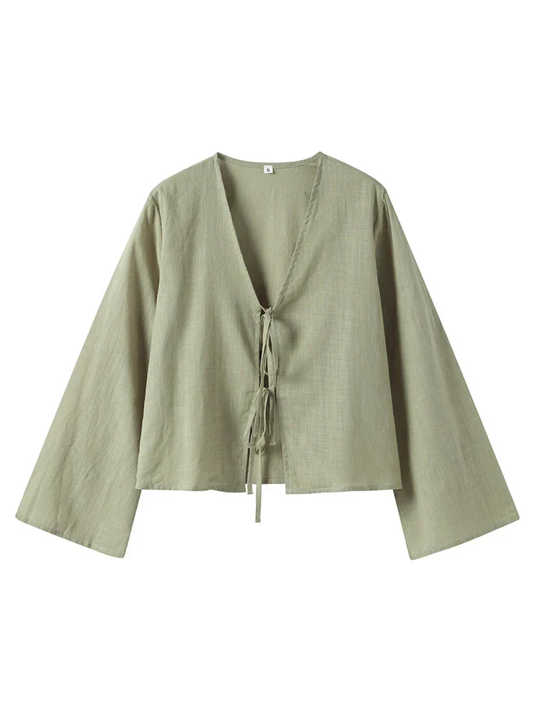 Giorgia Elegante Blouse met V-hals