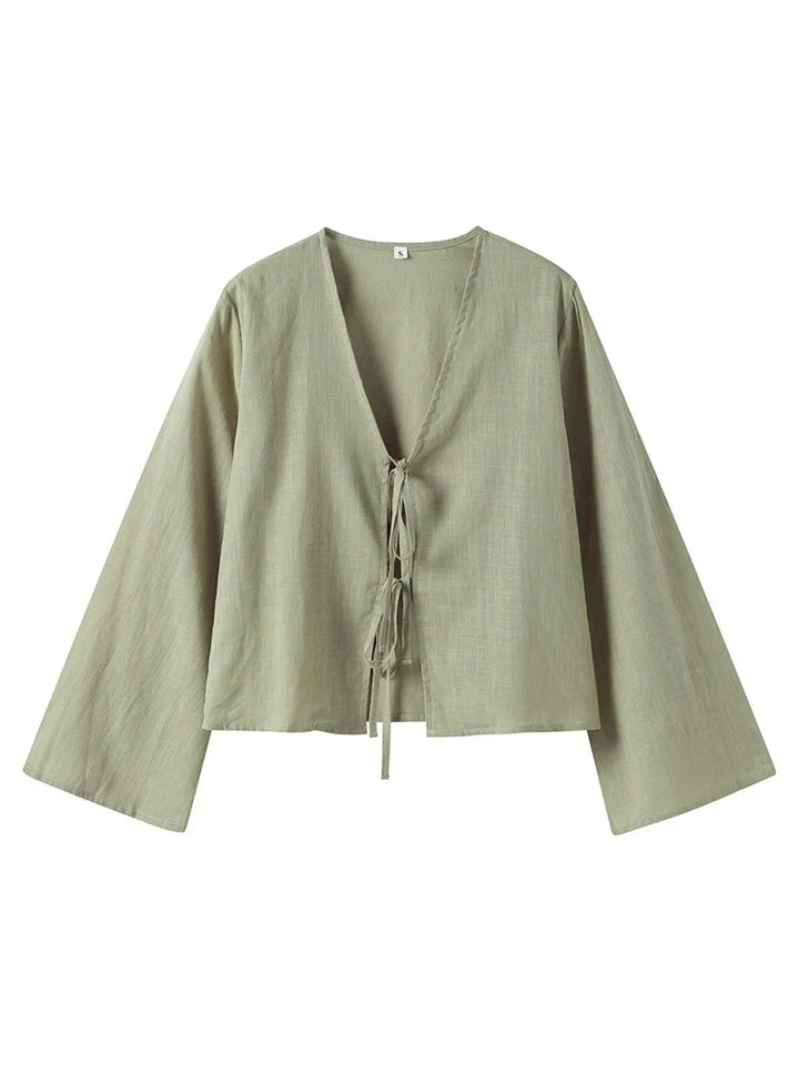 Giorgia Elegante Blouse met V-hals