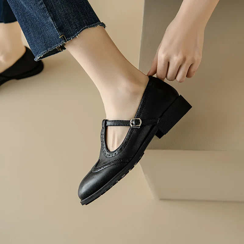 Vivian Comfortabele Schoenen met Blokhak