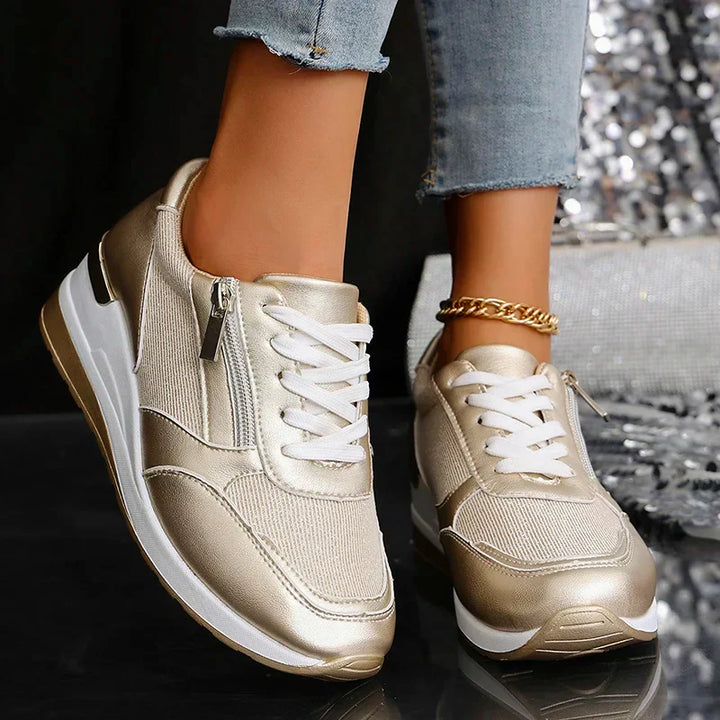 Stellara Comfortabele Sneakers met Ritssluiting