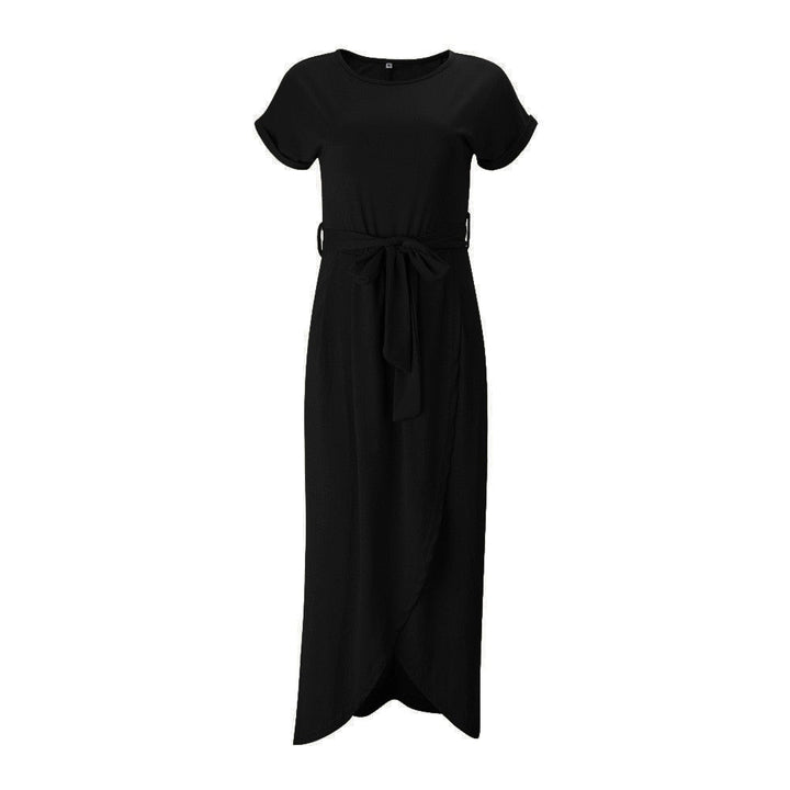 Nina Verfijnde Maxi Jurk met Split