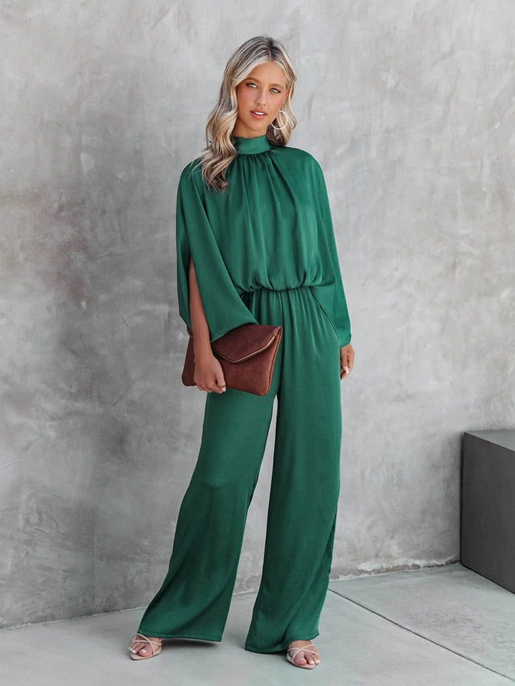 Noélie Elegante Jumpsuit met Hoge hals