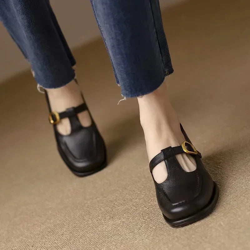Wren Stijlvolle Schoenen met Blokhak van 5 cm