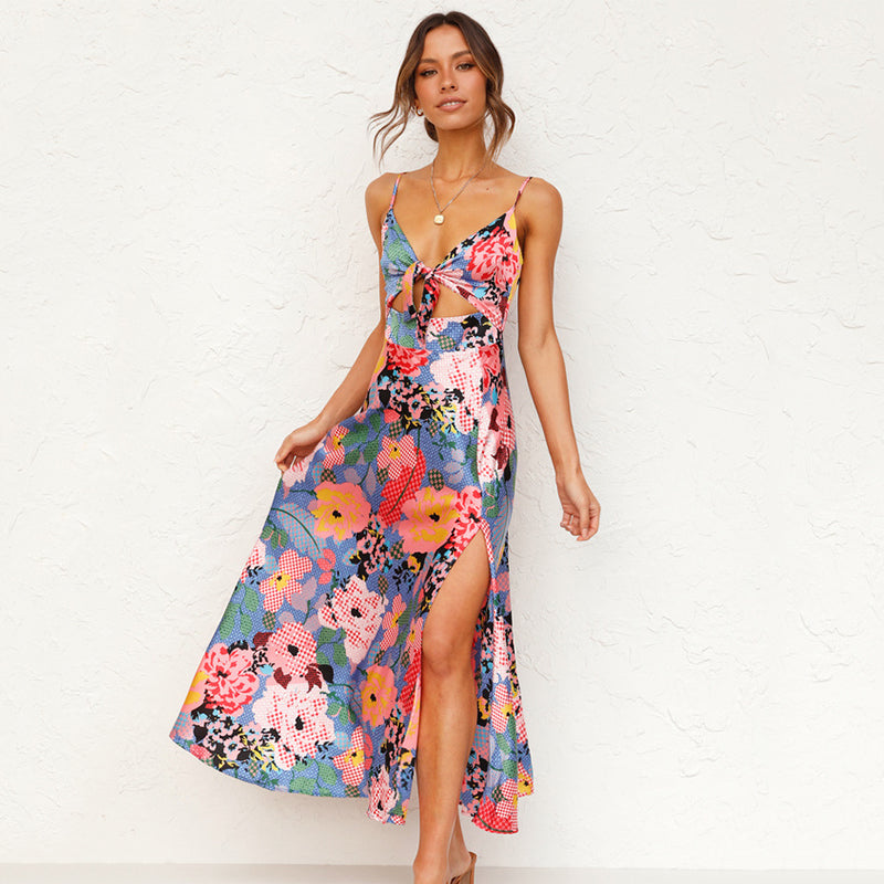 Faith Stijlvolle Maxi Jurk met Bloemenprint
