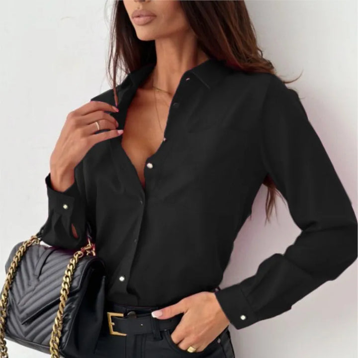 Lunéa Relaxte Blouse met V-hals