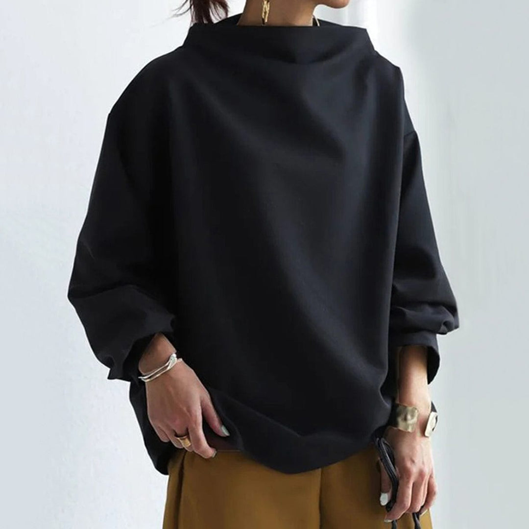 Renli Stijlvolle Top met Hoge hals