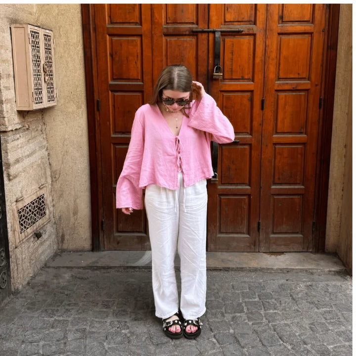 Giorgia Elegante Blouse met V-hals