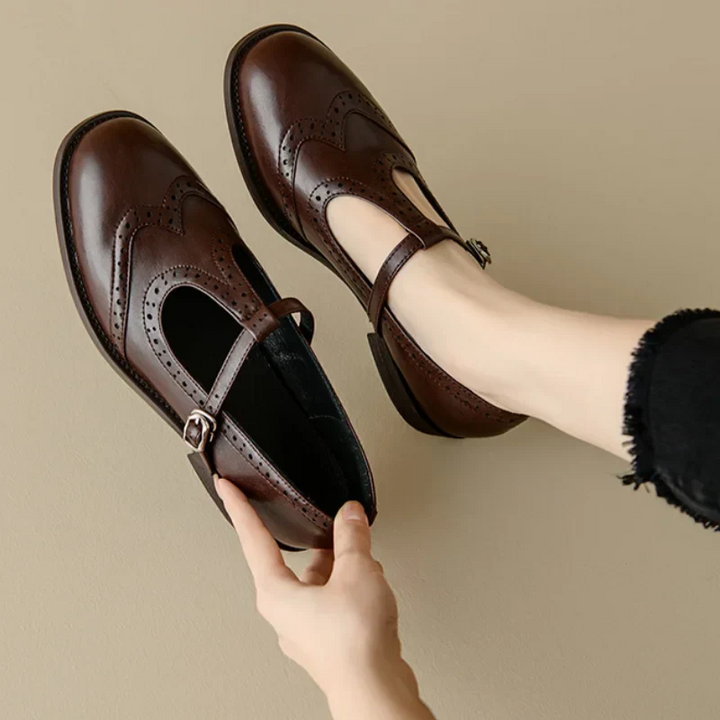 Vivian Comfortabele Schoenen met Blokhak