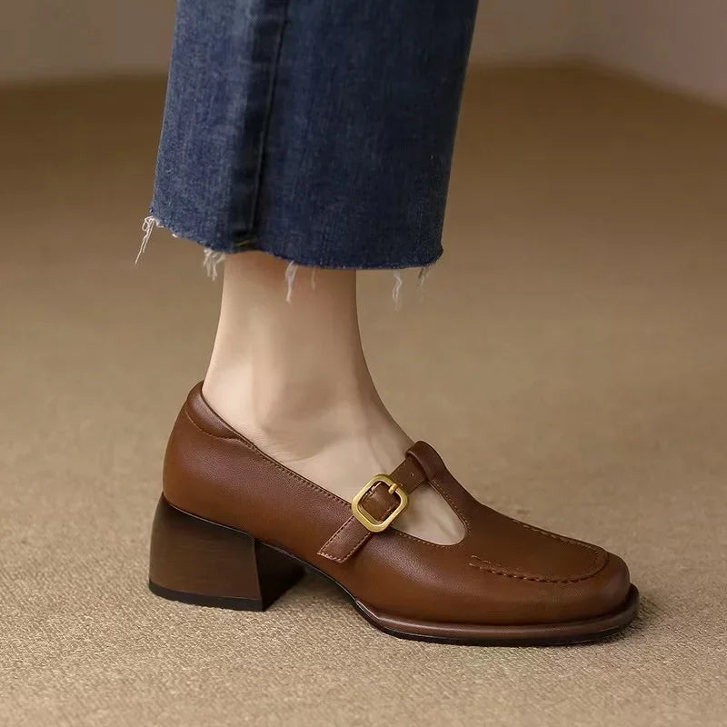 Wren Stijlvolle Schoenen met Blokhak van 5 cm