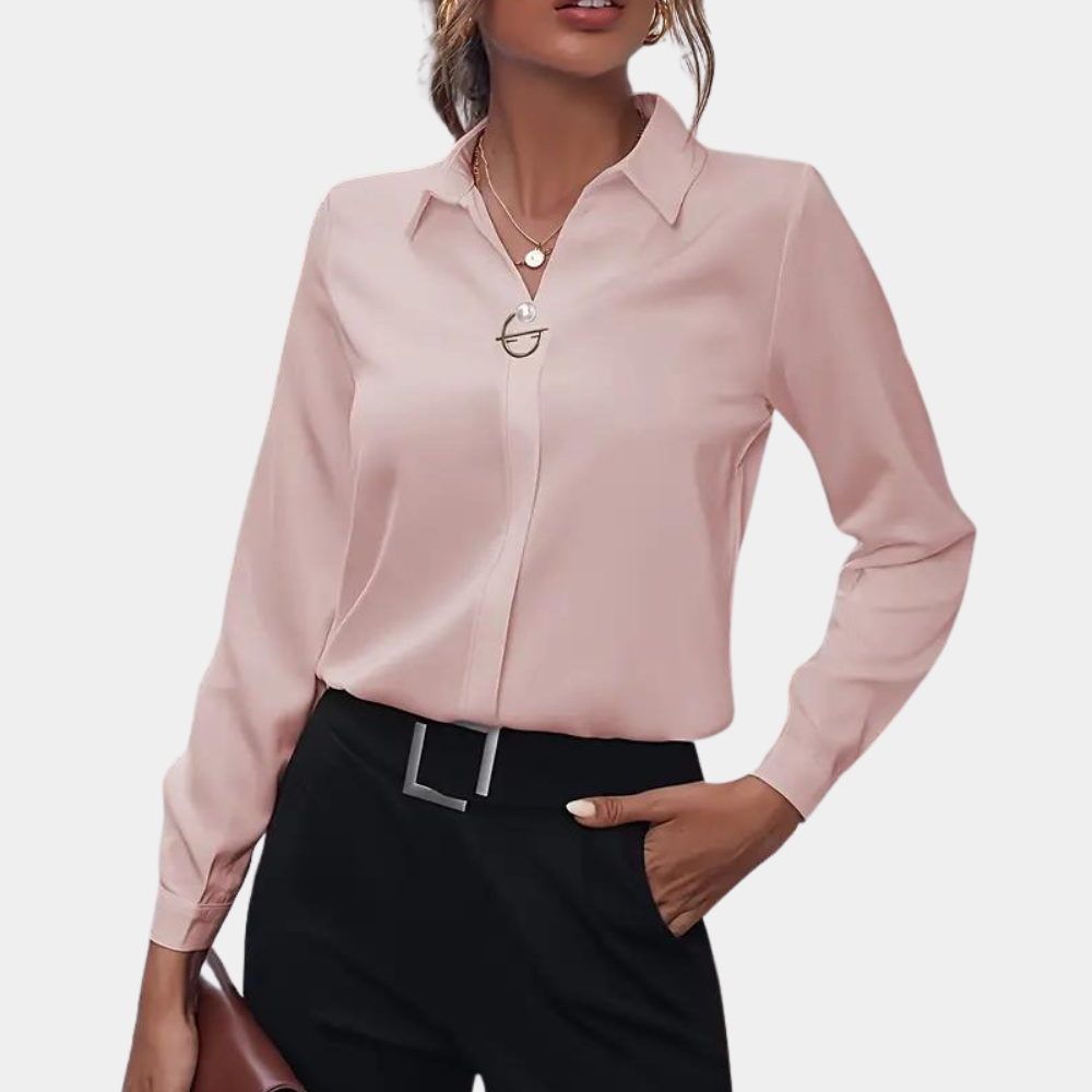 Elodie Getailleerde Blouse