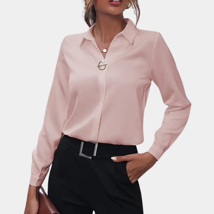 Elodie Getailleerde Blouse