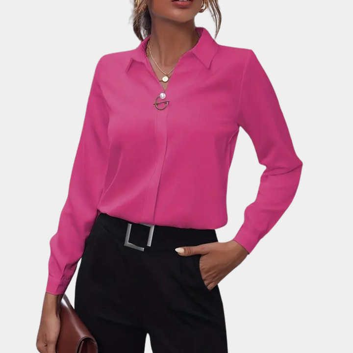 Elodie Getailleerde Blouse