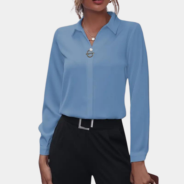 Elodie Getailleerde Blouse