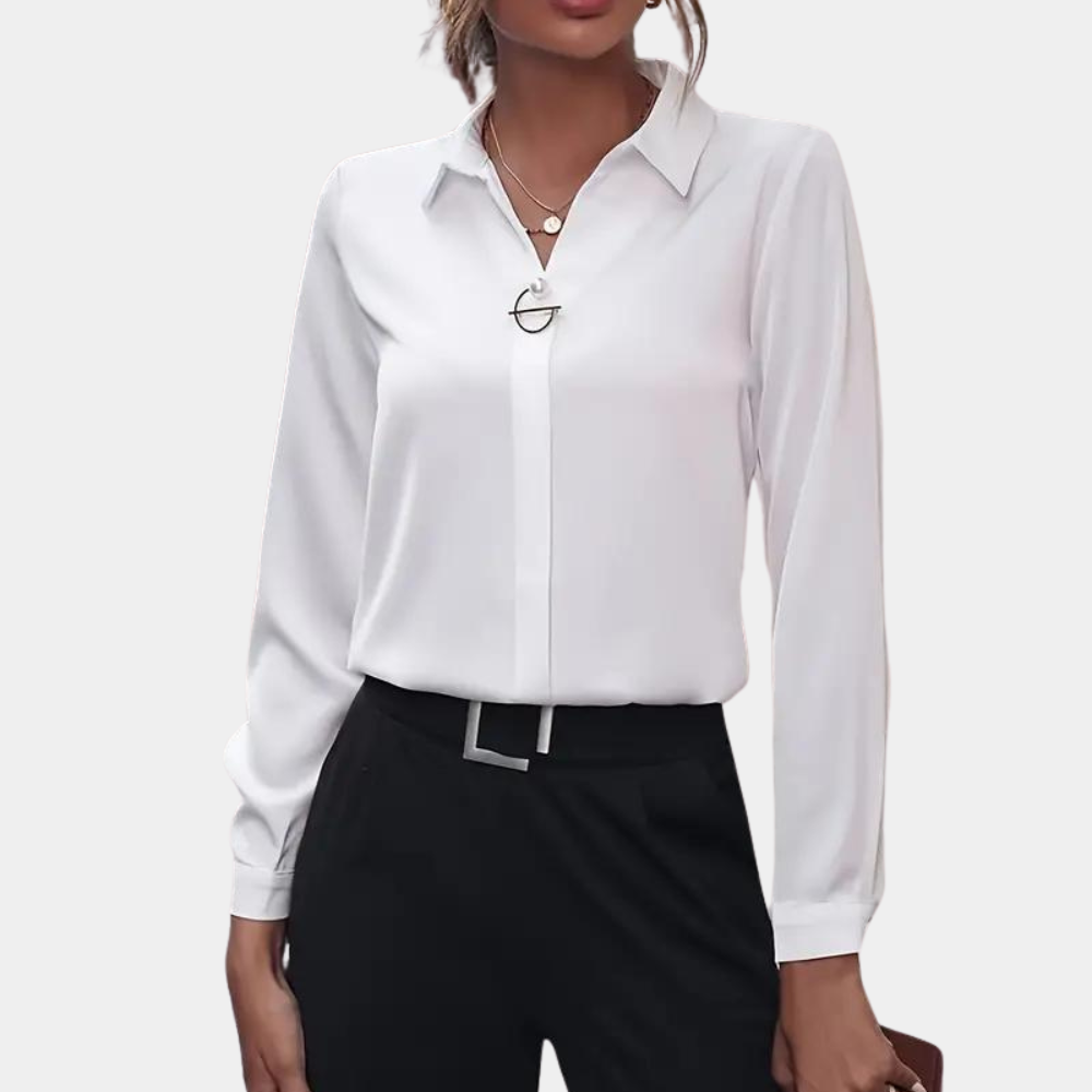Elodie Getailleerde Blouse