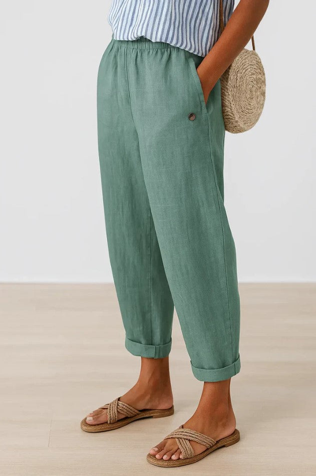 Dames Zomerbroek met Koordsluiting
