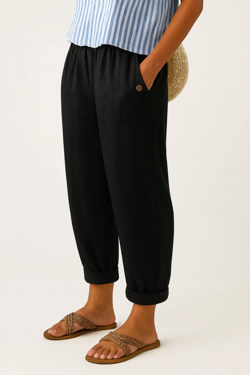 Dames Zomerbroek met Koordsluiting