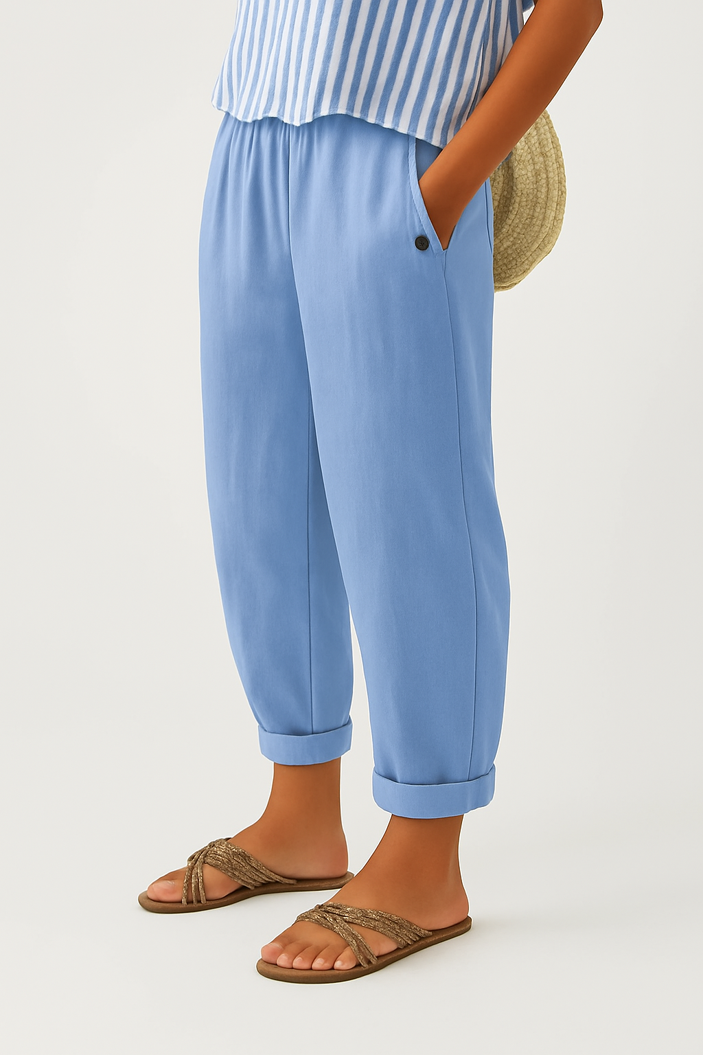 Dames Zomerbroek met Koordsluiting