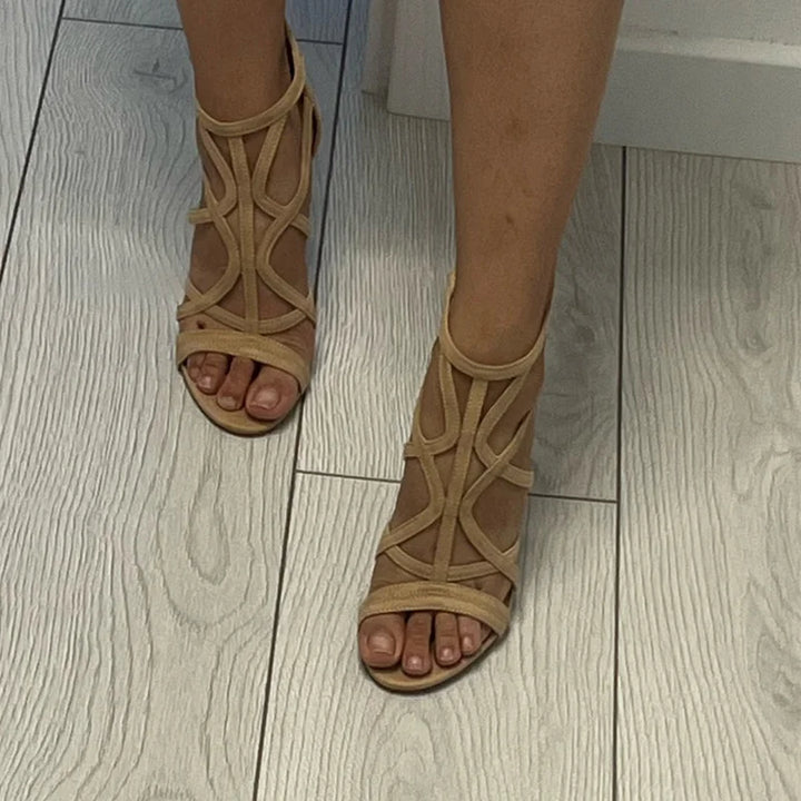 Islina Comfortabele Sandalen met 11 cm hak