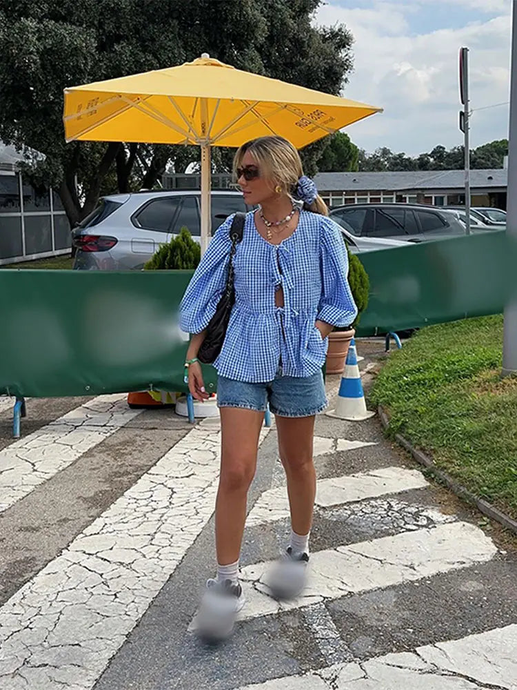 Gisou Elegante Top met Streepdessin