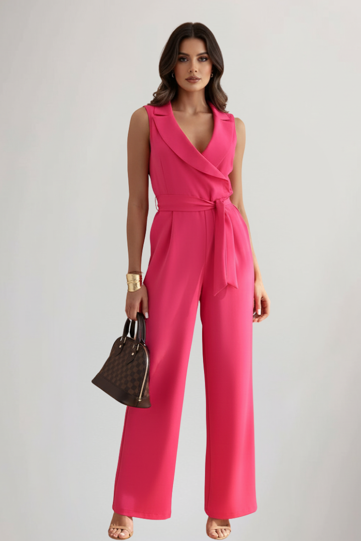 Tirza Getailleerde Jumpsuit met V-hals