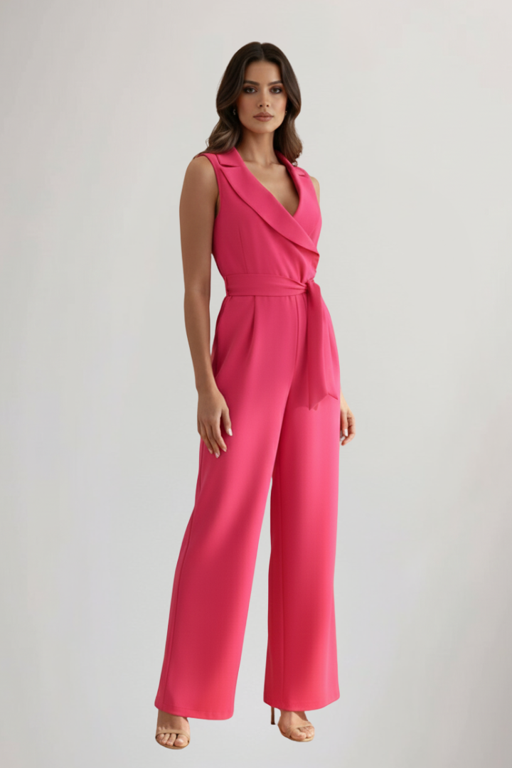 Tirza Getailleerde Jumpsuit met V-hals
