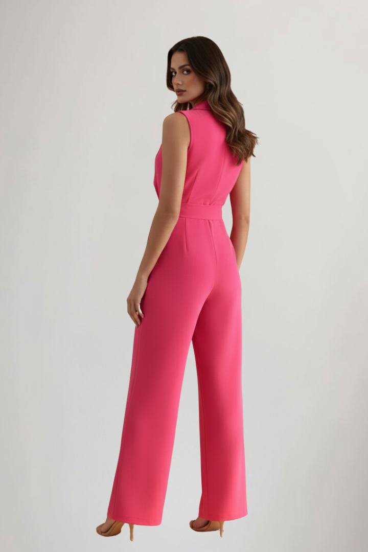 Tirza Getailleerde Jumpsuit met V-hals