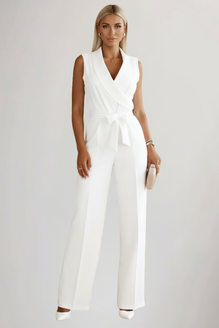 Tirza Getailleerde Jumpsuit met V-hals