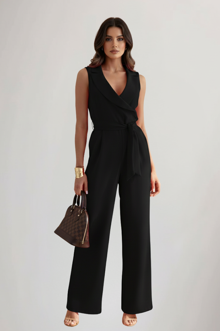Tirza Getailleerde Jumpsuit met V-hals
