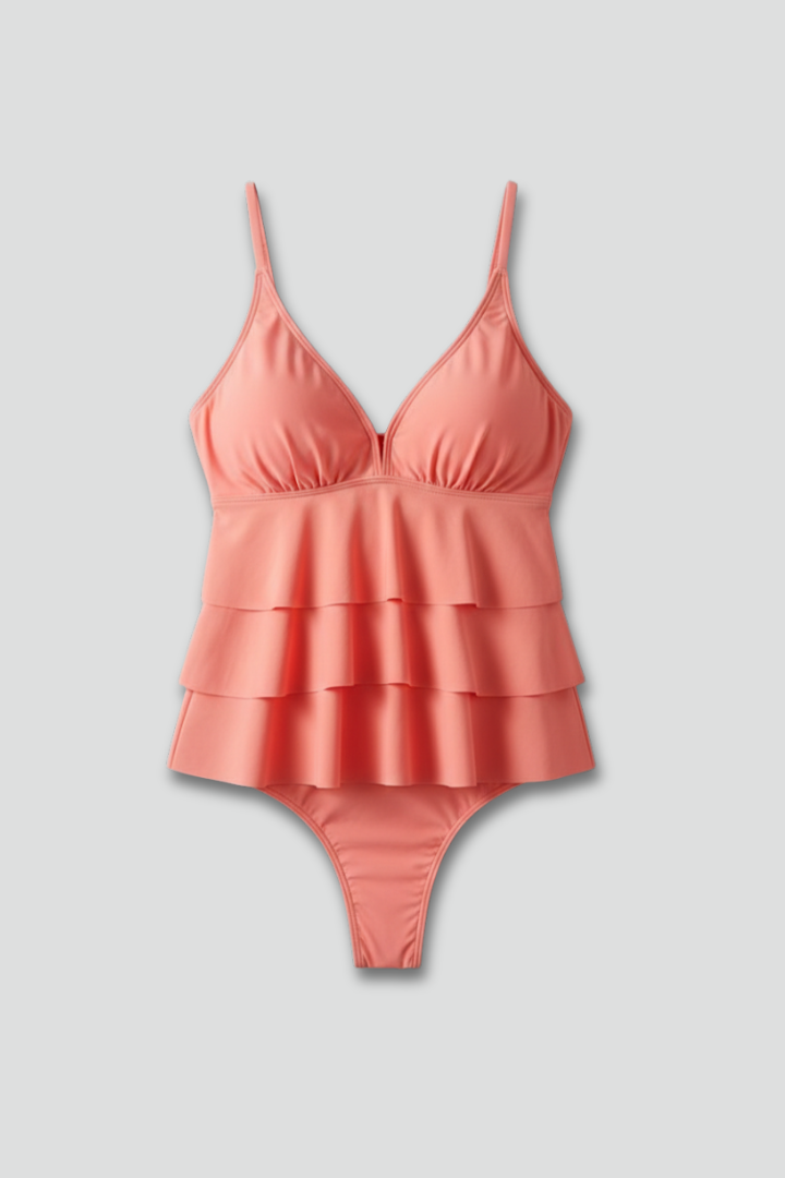 Wieke Getailleerde Bikini met V-hals