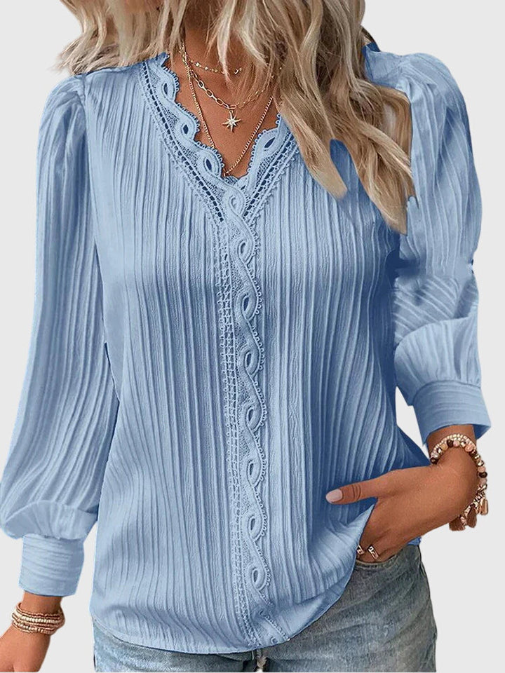 Andrea Getailleerde Blouse