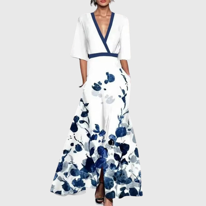 Candice Elegante Jurk met Bloemenprint