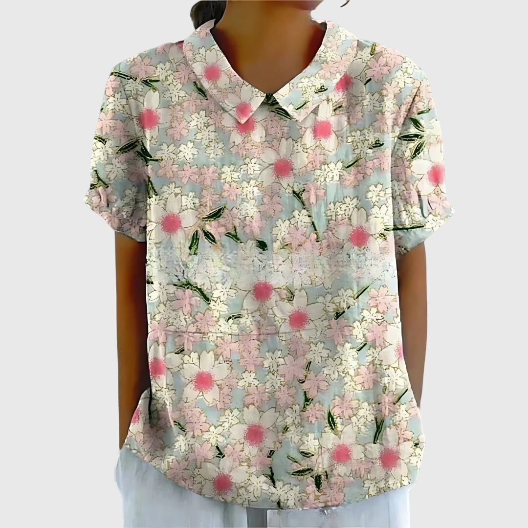 Jenna Stijlvolle Blouse met Bloemenprint
